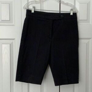 Classic Black Bermuda Shorts